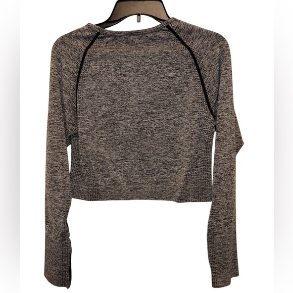 Pink Victoria's Secret Seamless Crop Top Long Sleeve Grey - Picture 6 of 6